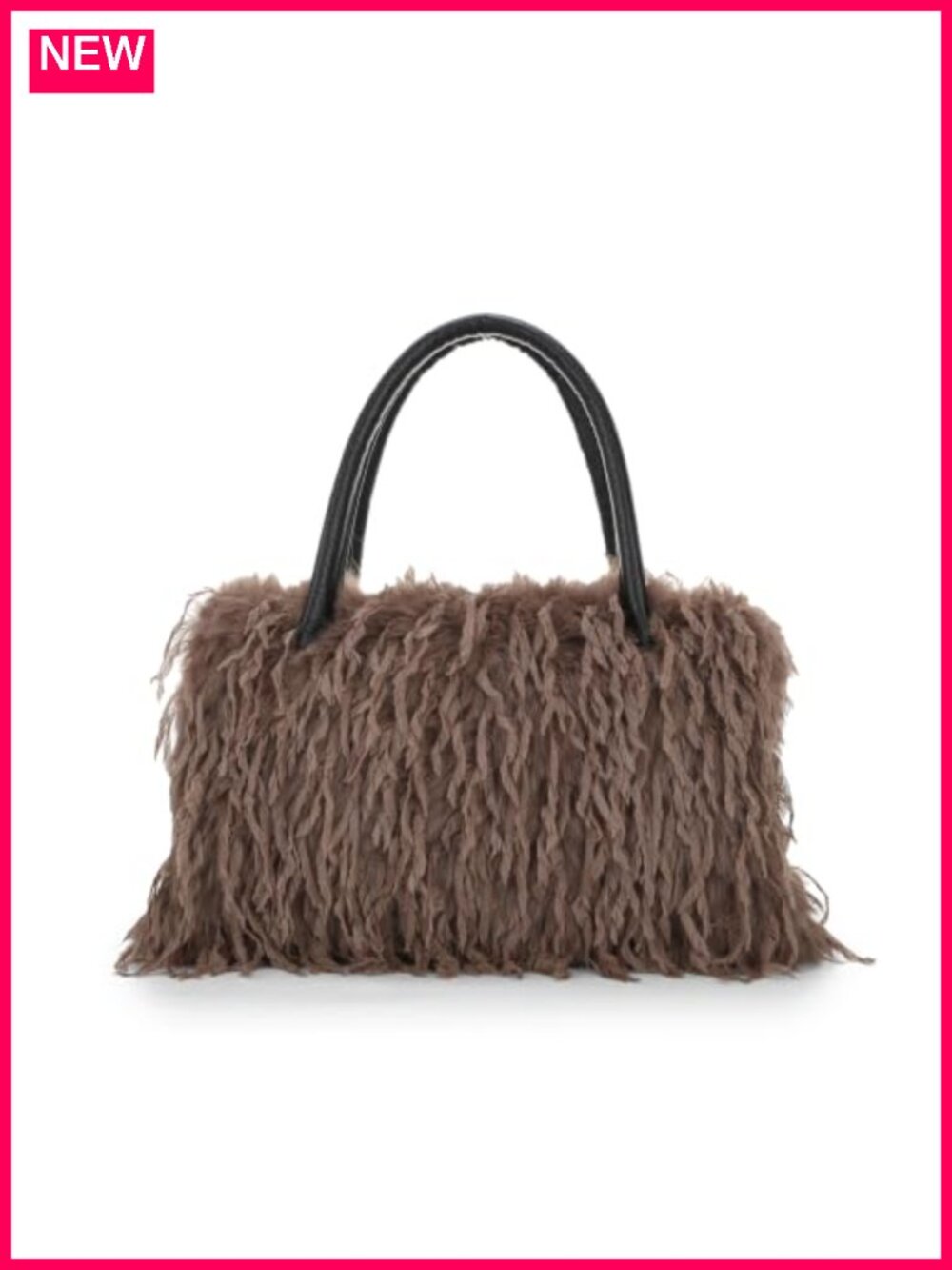 Faux Feather Tote Bag Furry Fur Bag Fluffy Shoulder Handbag